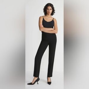 Lafayette 148 New York "Bleecker" black slacks 27¼ inseam sz 6